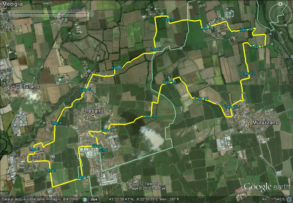 ULTIMA MAPPA DELLA CORSA